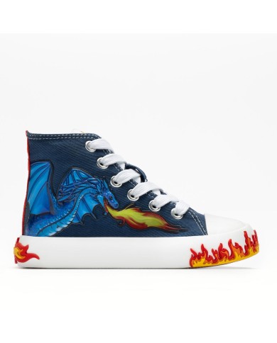 DRAGON CANVAS HIGH TOP