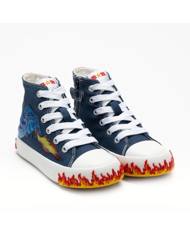 DRAGON CANVAS HIGH TOP