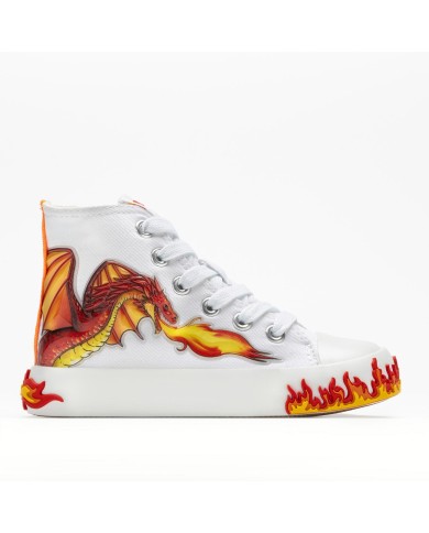 DRAGON CANVAS HIGH TOP